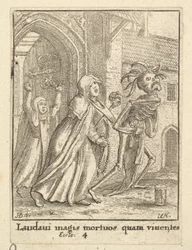死のダンス、1651年からの修道院長。