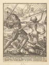 死のダンスからの騎士、1651年。