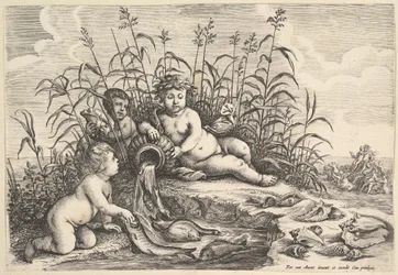 水4つの要素、ca。 1647年。