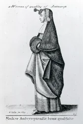 アントワープ出身の品質の女、1643
