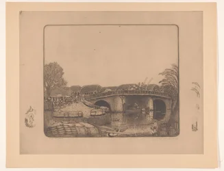 バタビアのブルグ Aan de Kali Besar te Batavia (原題)