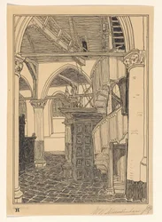 ホールンの Noorderkerk の内部