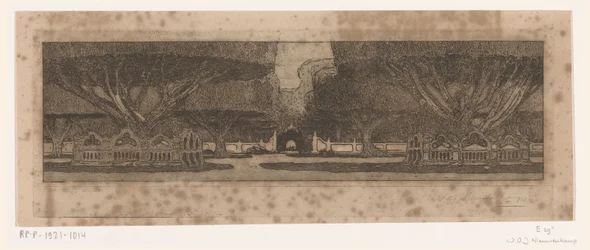 ジョグジャカルタのスルタンの宮殿の庭にあるワリンギンの木 スルタンの宮殿で（原題）