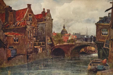 古いオランダの水路、c1915