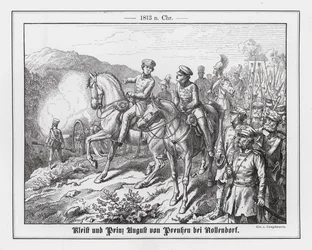 ノレンドルフでのクライスト元帥とアウグスト皇太子（ライプツィヒの戦い