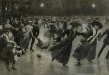 氷上のパーティー、1909