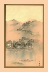 淀川の春の朝、c1870、1886