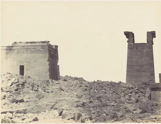 ヌビアのダンドゥルの神殿（1860年代