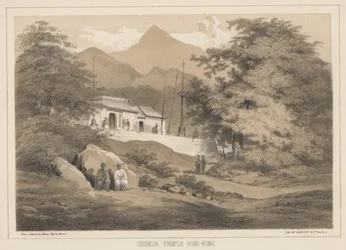 チャイニーズテンプル、香港、1855