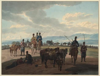 1804 年 3 月のロシアのコサック