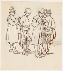スウェーデンの 4 人の農家のグループ