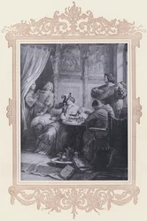 アデルハイド、ゴッツ・フォン・ベルリヒンゲン（リトグラフ