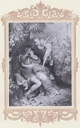 ヘレナ、ファウスト（リトグラフ