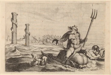 ネプチューンとヘラクレスの柱」1634年