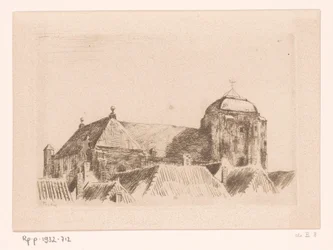 ヴェーレの大教会の眺め Ship on Tower, Veere (原題)