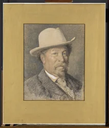 画家 Gerardus Johannes Roermeester (1844-1936) の肖像