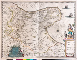 アムステルダム、ウィレム・ブラウ作「Theatrum Orbis Terrarum, sive Atlas Novus」所収、イタリア、フォッジア
