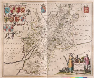 アムステルダム、ウィレム・ブラウ著『Theatrum Orbis Terrarum, sive Atlas Novus』所収のグロチェスター。