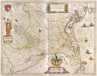 アムステルダム、ウィレム・ブラウ作『Theatrum Orbis Terrarum, sive Atlas Novus』所収、イタリア、パドヴァ