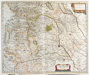 アムステルダム、ウィレム・ブラウ作『Theatrum Orbis Terrarum, sive Atlas Novus』所収、イタリア、ピエモン