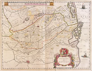 アムステルダム、ウィレム・ブラウ作『Theatrum Orbis Terrarum, sive Atlas Novus』所収、イタリア、ロヴィーゴ