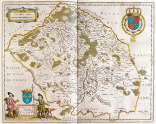 ヴァロワ、アムステルダム、ウィレム・ブラウ著『Theatrum Orbis Terrarum, sive Atlas Novus』所収