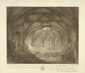 フレーデンブルク城のヴォールト ユトレヒトのフレーデンブルク城の地下金庫 (オブジェクトのタイトル)