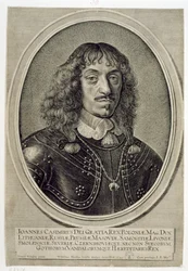 ジョンカジミールヴァーサ（1609-72）ポーランド国王、1649