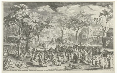 タウンフェア、約。 1610