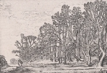 Verscheyden Landtschapjes Various Little Landscapes、プレート 6、...、ca. 1616年。