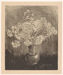 花瓶の菊