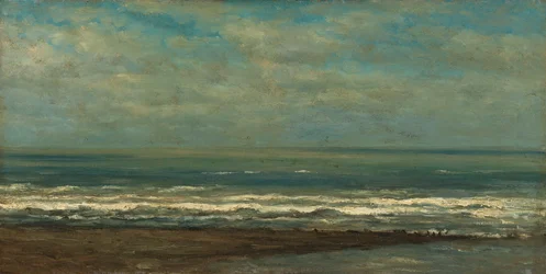 ハイスト近郊の海景 1868年頃 油彩・カンヴァス