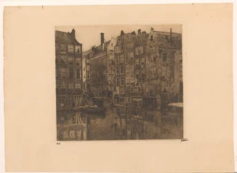 アムステルダムの Oudezijds Voorburgwal と Oudezijds Kolk