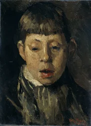 男の子の顔