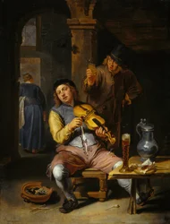 盲目のバイオリン弾き、1637年～1677年。