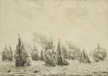 リヴォルノの戦い（レグホーン） 1653 年 3 月 14 日のリヴォルノ海戦: 第一次イギリス海戦 (1652-54) のエピソード