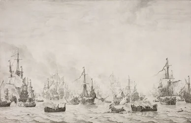 ダウンズの戦い スペイン無敵艦隊に対するダウンズの戦い、1639 年 10 月 21 日