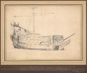 1648年頃のイギリス船（ライオン号？