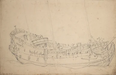 イギリス人5等兵の肖像 1675年頃（黒鉛画）