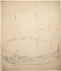 ヴレーデ()の肖像、1661年頃（オフセット、グラファイト）
