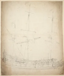 ヴレーデ()の肖像、1661年頃（オフセット、グラファイト）