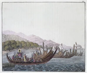 ウィリアム・ホッジスが描いた絵をP.フマガッリが描いたものです。