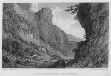 ダービシャー州キャッスルトン付近（彫刻