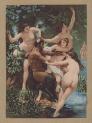 サテュロスとニンフ（クロモリト