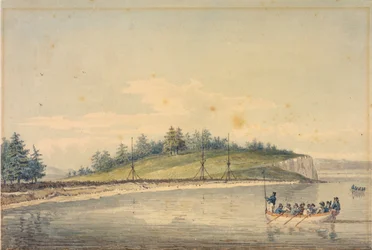 ジョージア湾、ポートタウンゼントにある驚くべき支柱