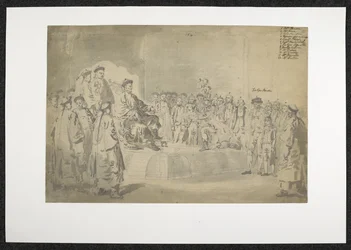 WD 961, f.57 Plate 154 マッカートニーと乾隆の最初の出会い