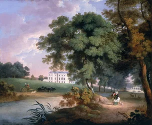 アイルランドの家の眺め