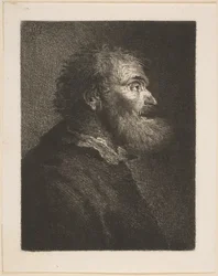 プロフィールの老人、1761。