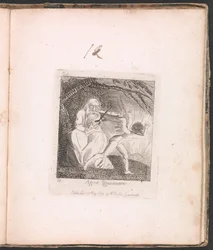 子供のための。パラダイスの門、プレート13、老化した無知