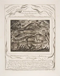 Jobs Evil Dreams、from the Illustration of the Book of Job、1825-26。